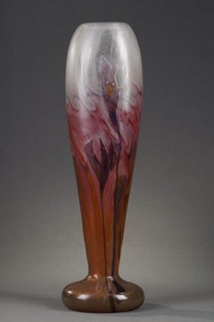 Vase "Marquetry with Crocus"