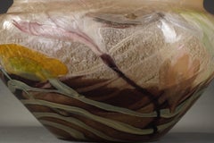 Vase "Marqueterie de nénuphars"