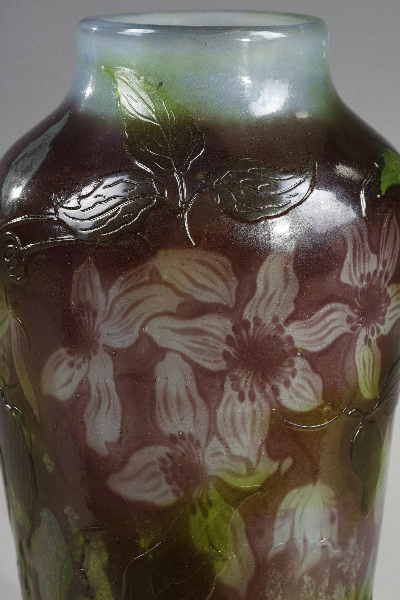 Vase with Clematis For Sale 1