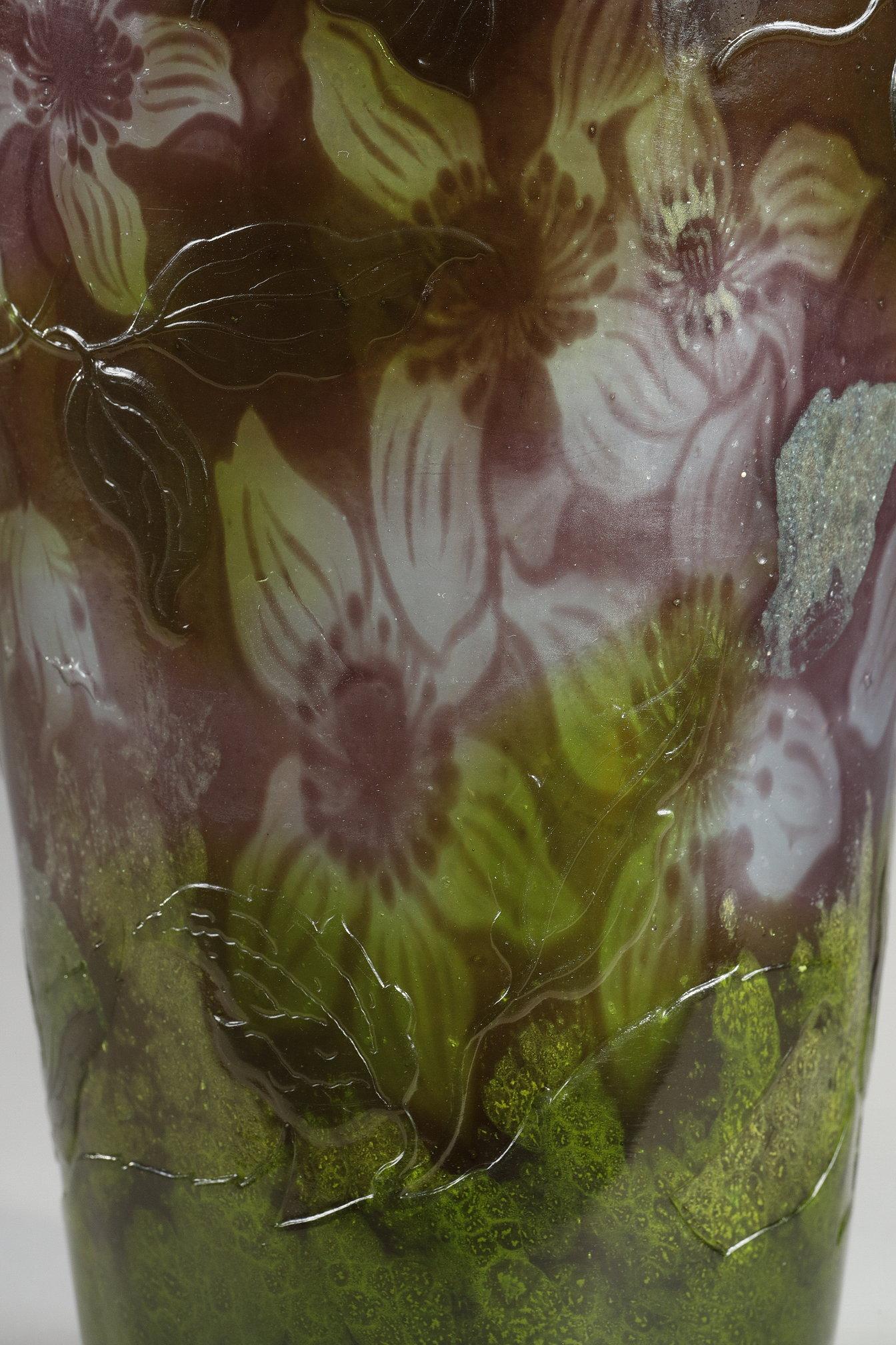 Vase with Clematis For Sale 5
