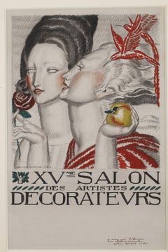 Poster project for the "XVe Salon des Artistes Décorateurs"