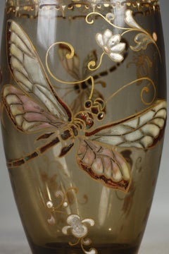 Cristallerie – Vase aux libellules
