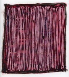 "Stripe Drawing #7" Dessin abstrait original contemporain