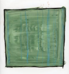 "Stripe Drawing #12" Dessin abstrait original contemporain