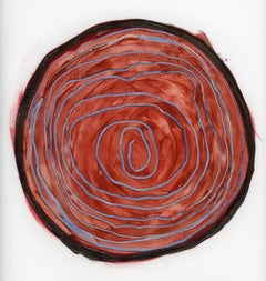 "Circle Drawing #3" Contemporary Original Abstract Drawing