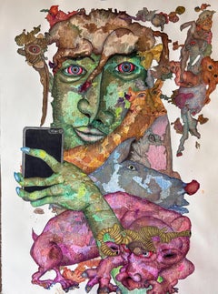 Gli dei sono tra noi. Arte surrealista con le tinture Nature