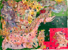 „Old love, new love“ Zeichnung, Acryl, Tinte und Buntstifte von L-Xiua