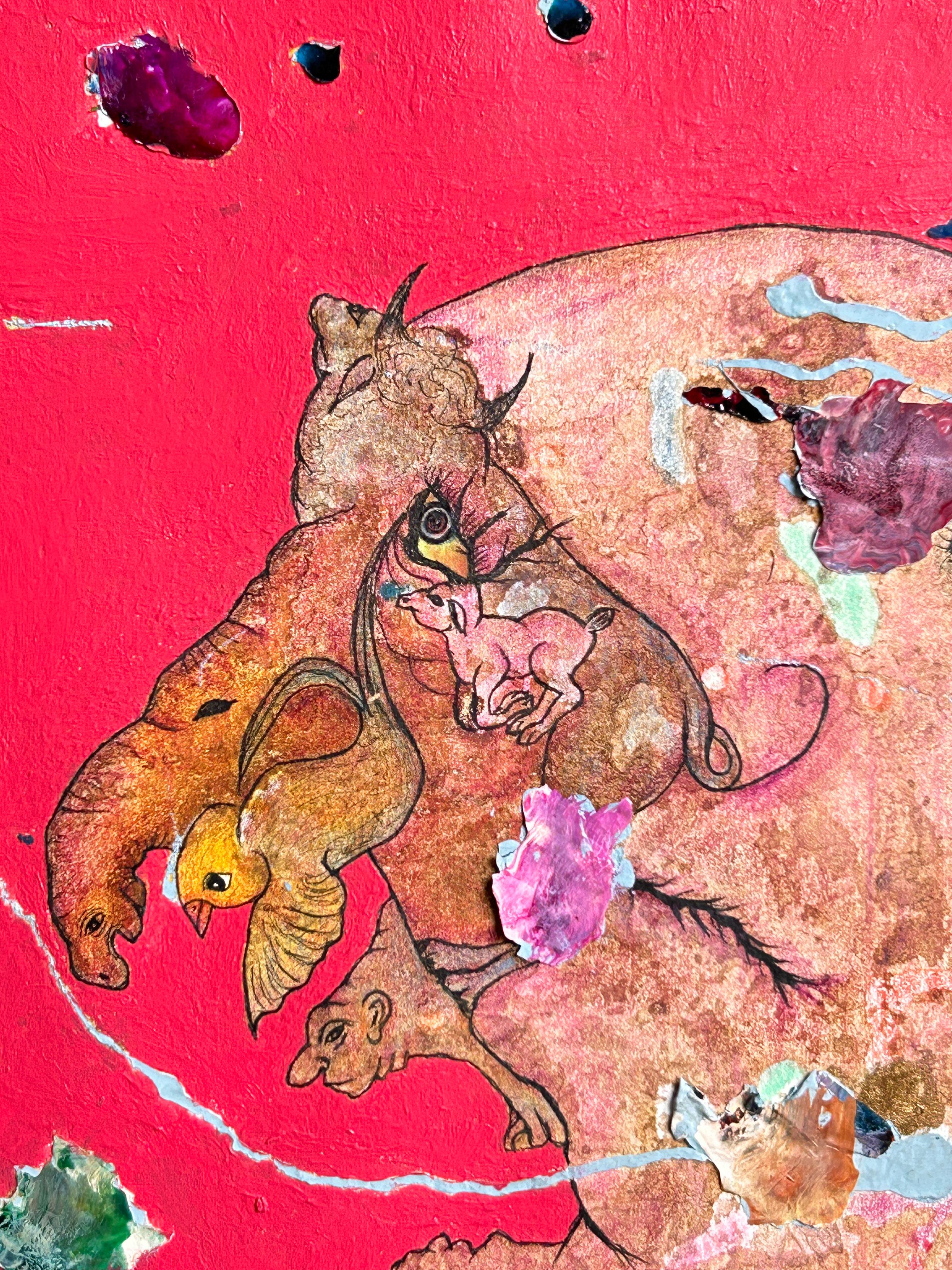 „Old love, new love“ Zeichnung, Acryl, Tinte und Buntstifte von L-Xiua 15