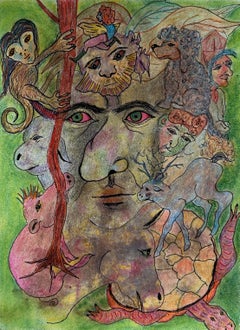 The unseen. Dessins, pastel, encre et crayons de couleur