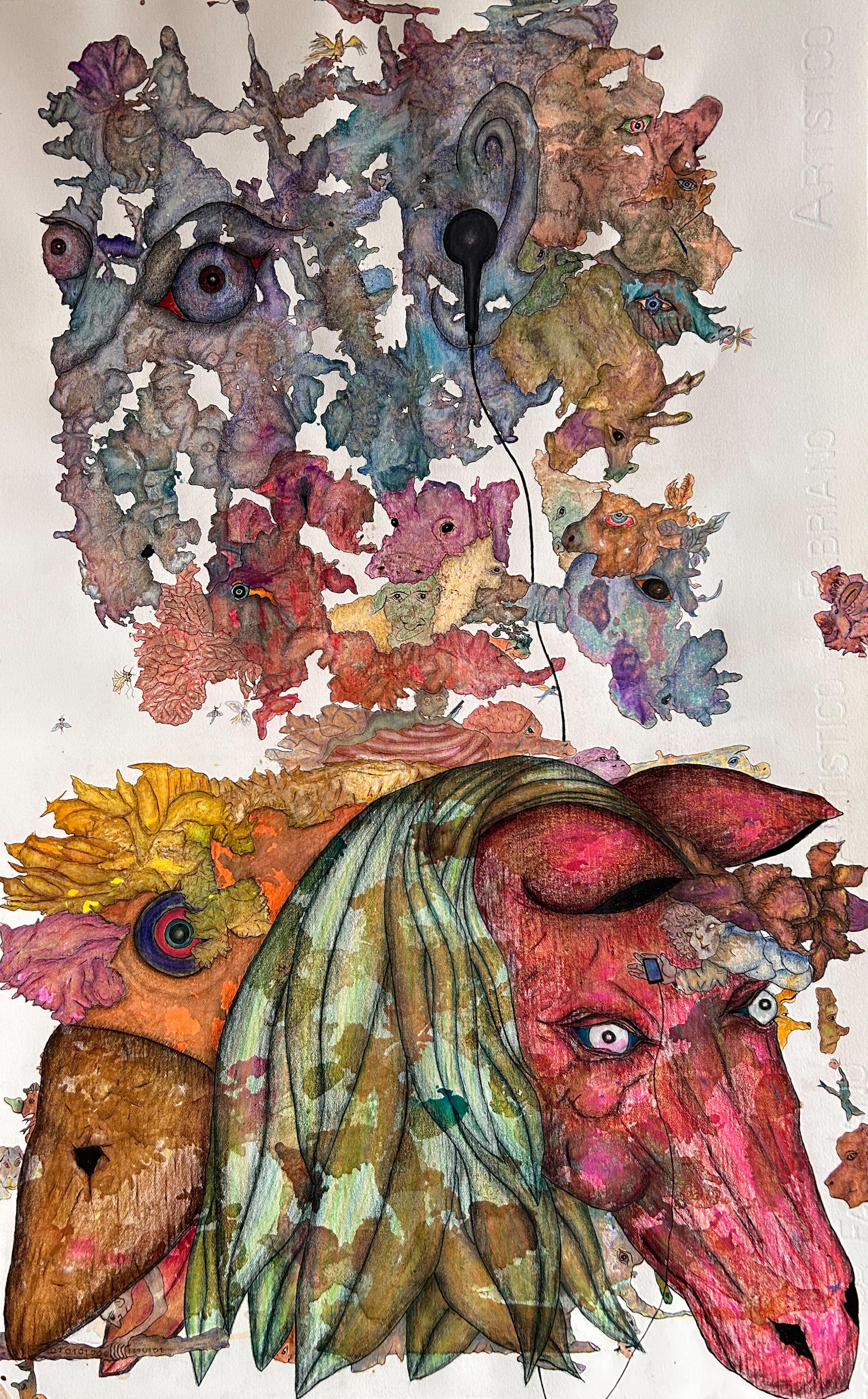 Small Figurative Zeichnungen und Aquarelle