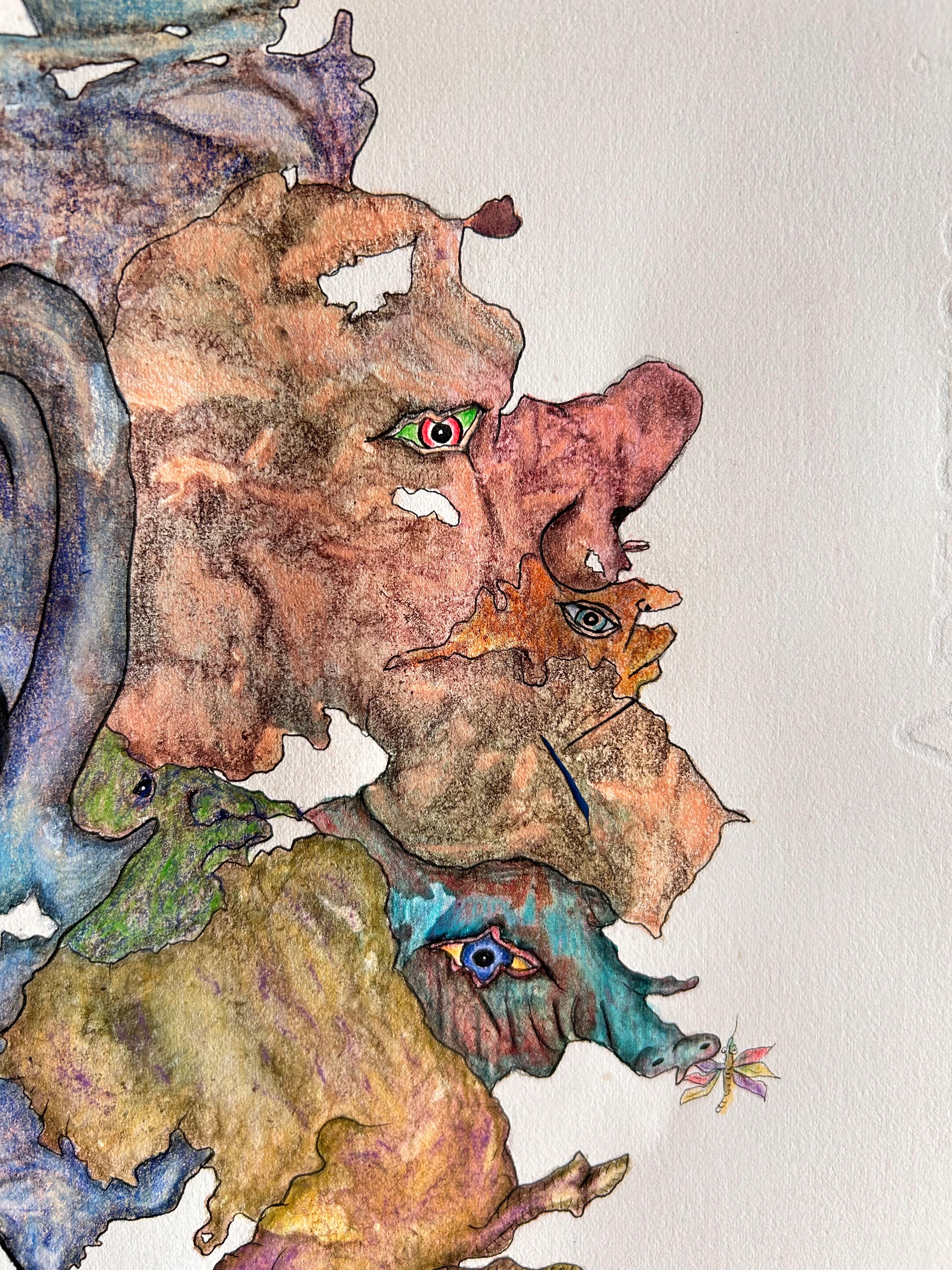 Contemporary Drawing on Paper. 