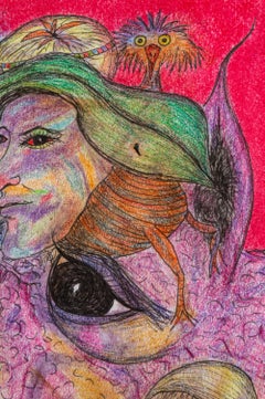 Journey to Bolivia Drawing on Paper, Colored Pencils and Ink, 15x20 cm