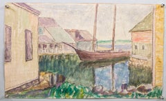 Un velero en el puerto