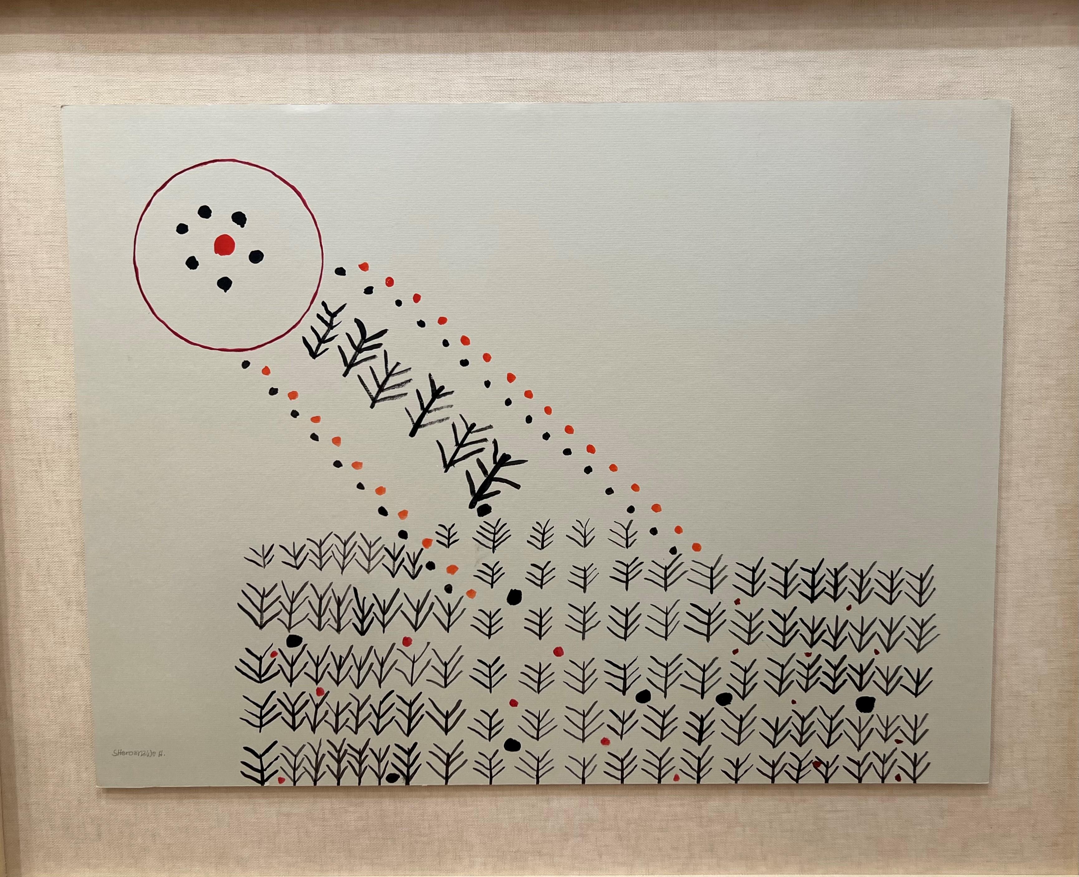 Sheroanawe Hakihiiwe Abstract Drawing - No Ohiri Pre Ai (No Tenian Comida)