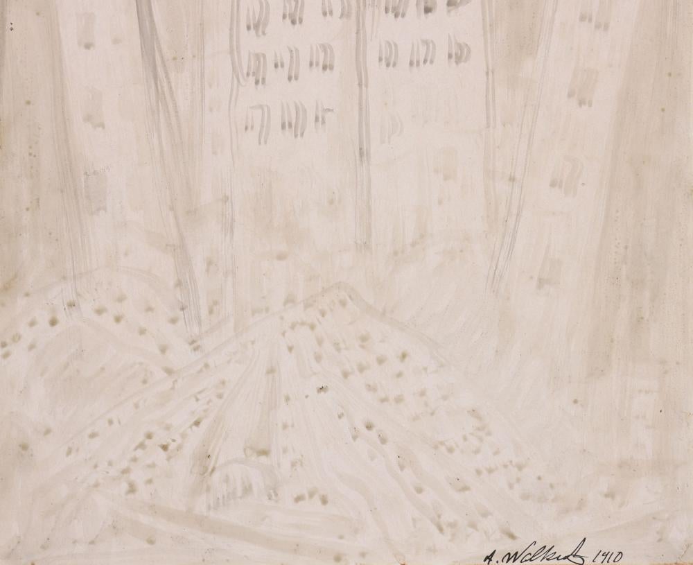 New York Improvisation - Art by Abraham Walkowitz