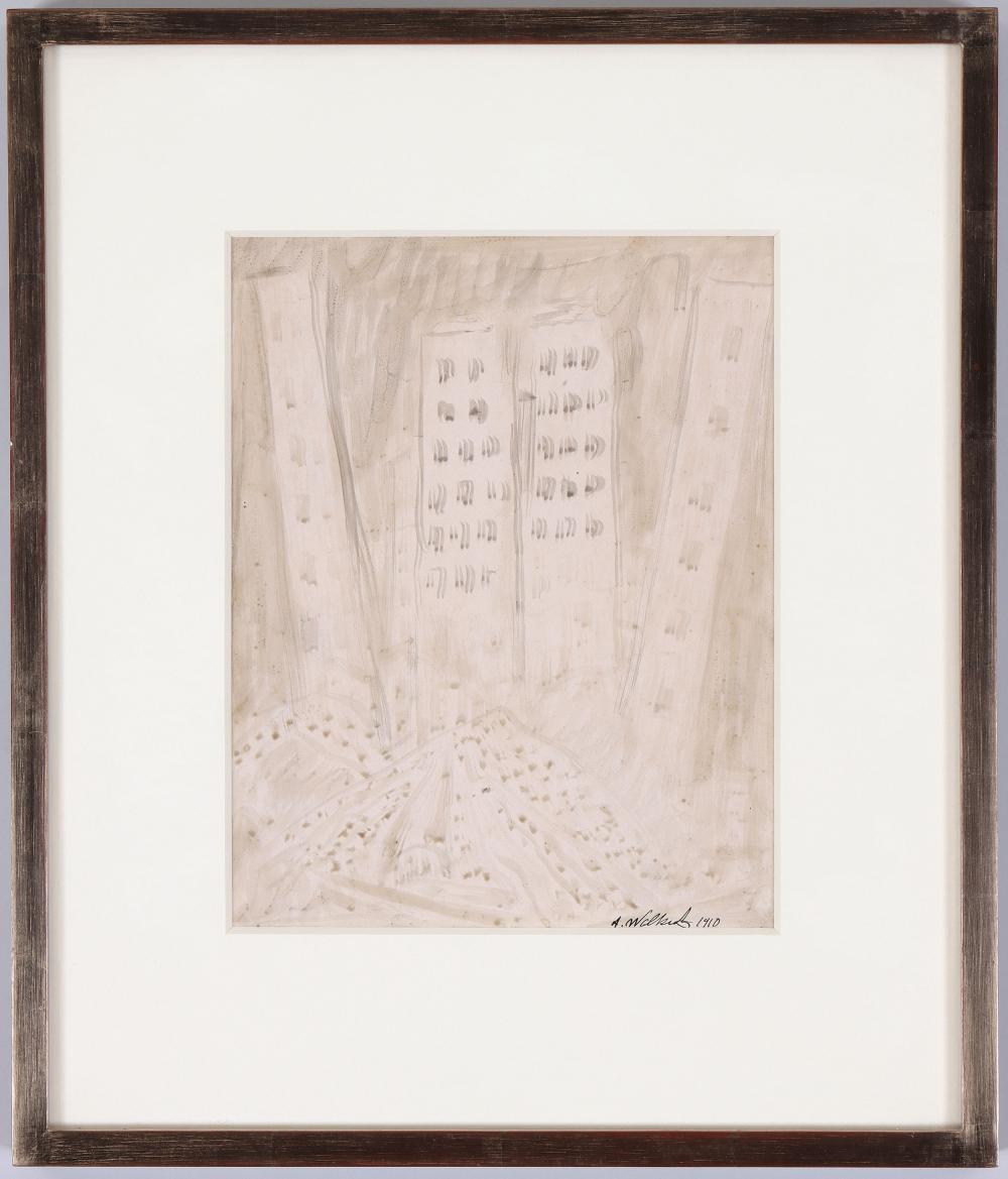 New York Improvisation - Post-Impressionist Art by Abraham Walkowitz