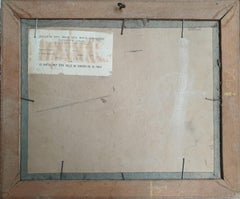 LOUVET Pastel black-smith interior factory forge industrial french Angers 20th
