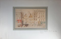 French romantic school PETIT Paris view architecture Saint Denis 19th