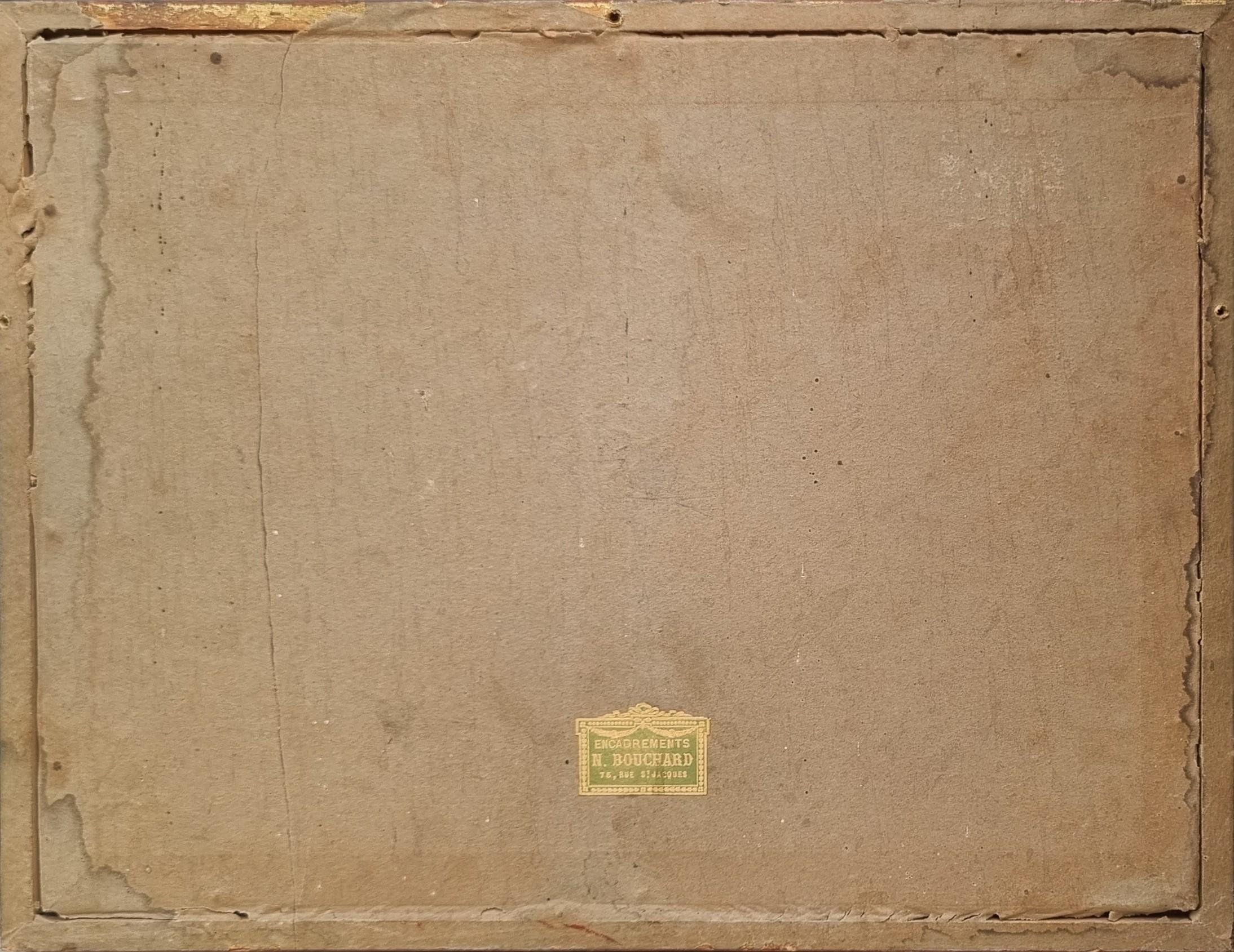 Acquerello Vista Strada Tunisi Realista francese Inizio XX in vendita 6