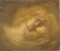 Pastel Maternité Mère 
Child Cercle d
Eugène Carrière Fin 19ème