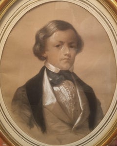 Portrait Edmond BLANC by RUDDER French Romantic Monte Carlo 19th
