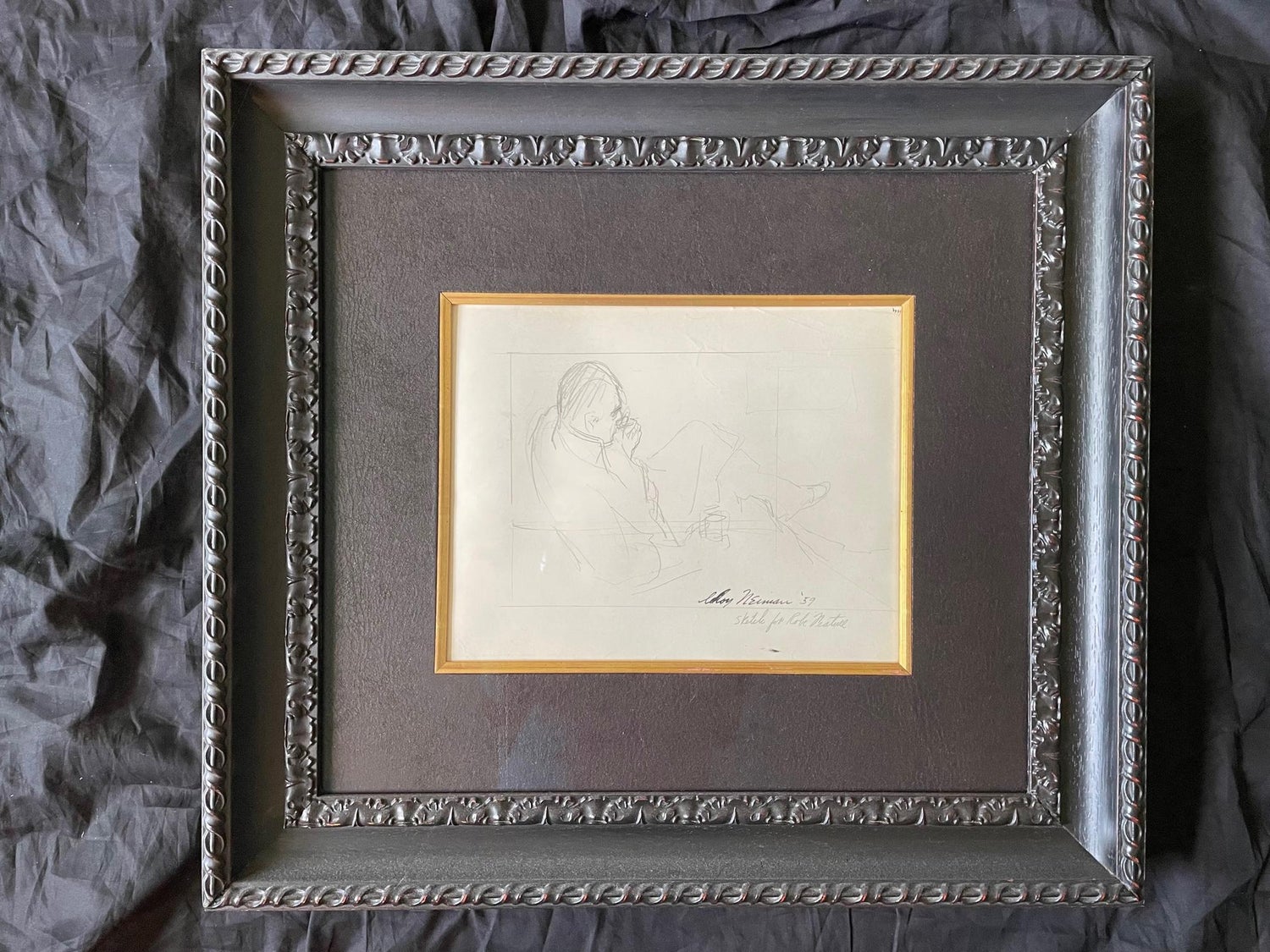 Frame It / Waban Gallery - Roma 8x8 Vintage Silver ready made