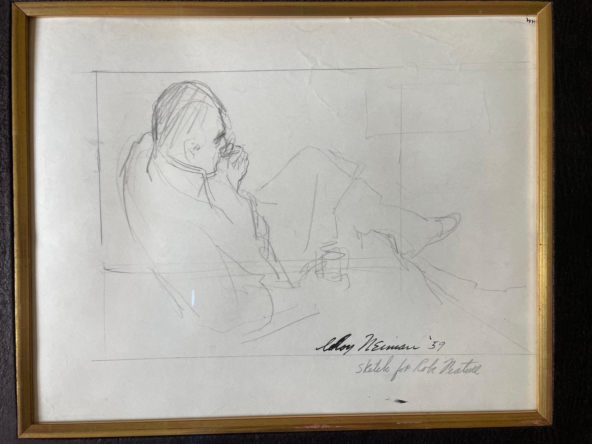Original Richard Burton, The Robe Film - Art de Leroy Neiman