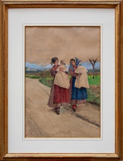Donne con bambini - 1889