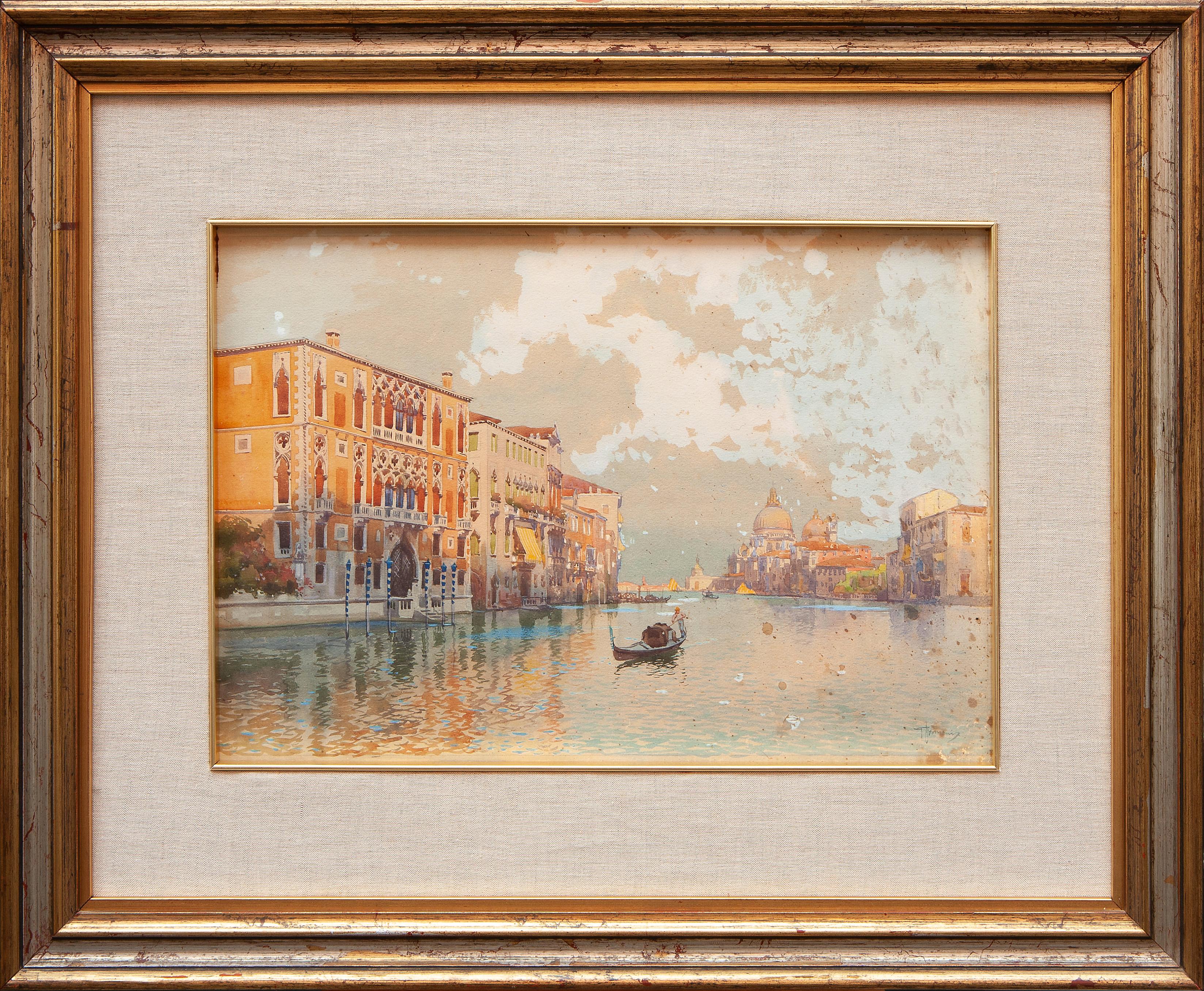 Gian Luciano Sormani Landscape Art - ‘Canal Grande in Venice’