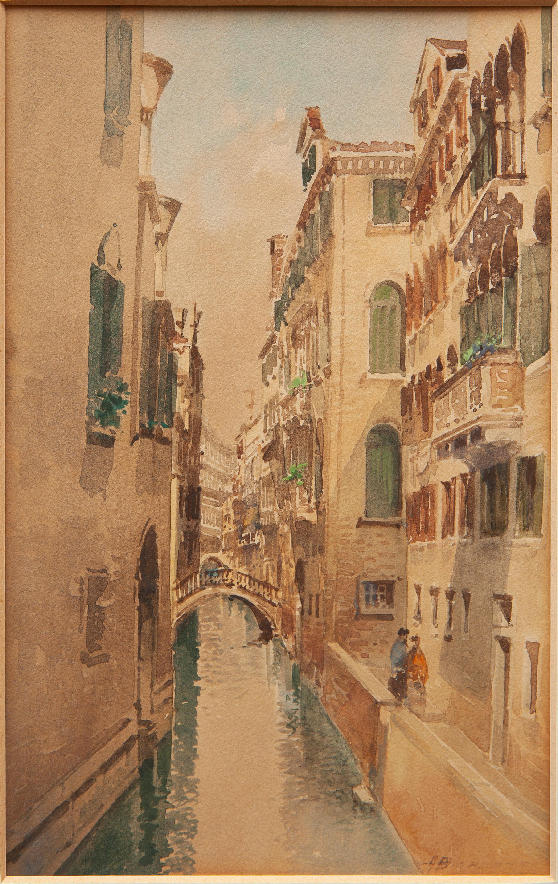 Canal in Venice - Art by Andrea Biondetti
