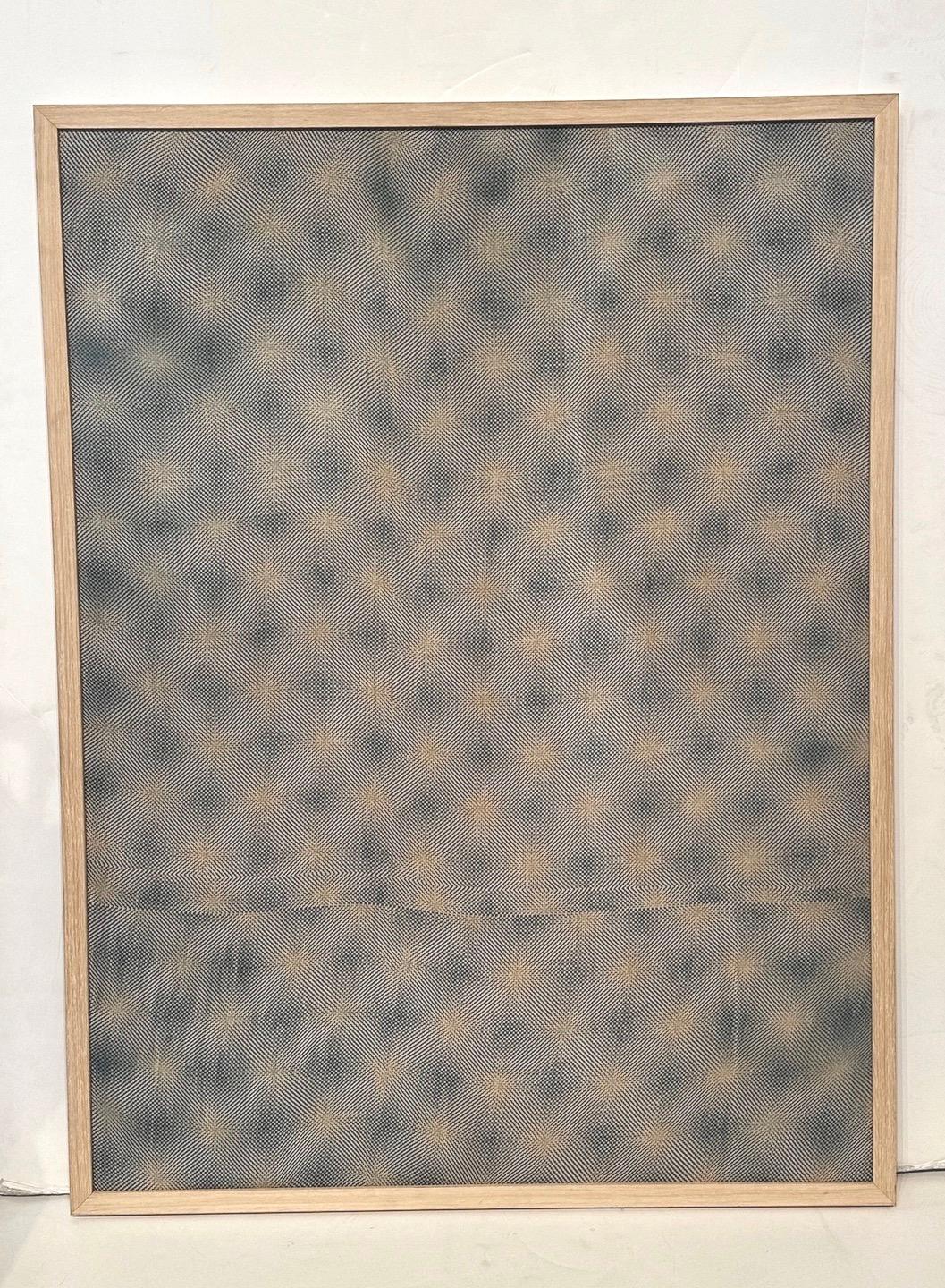 Opera unica, firmata e datata, senza titolo, del 2011, *cianotipia su lino dell'artista britannico Hugh Scott Douglas (nato nel 1988), esposto a livello internazionale.  Collezioni pubbliche selezionate: S.F. MOMA; Dallas Museum of Art, TX; MOCA,