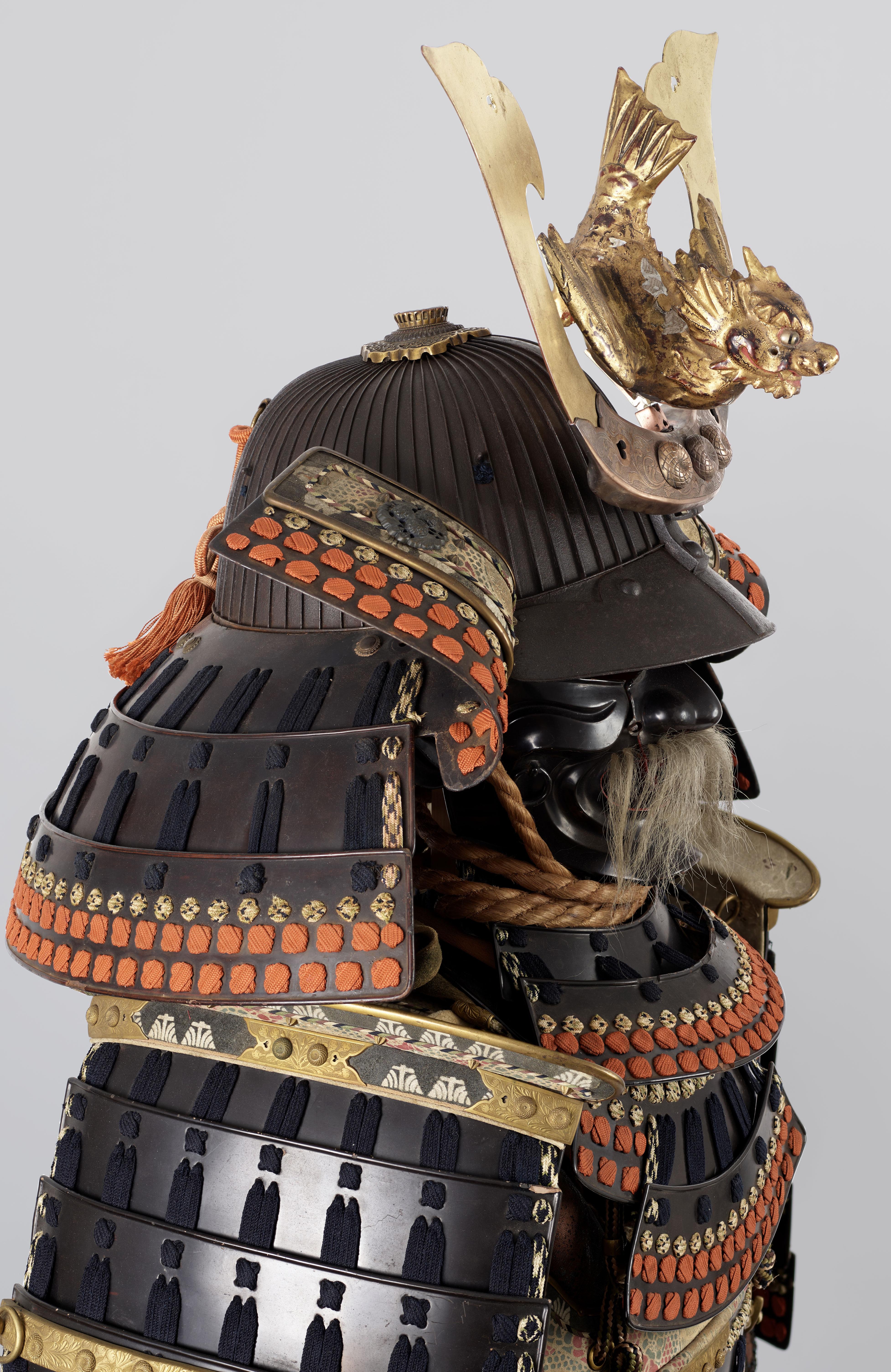 Mogami-do Gusoku. 18th century samurai armor - Edo Art by Neo Masanobu
