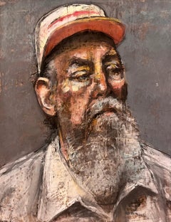 Portrait of Older Man with Trucker Hat