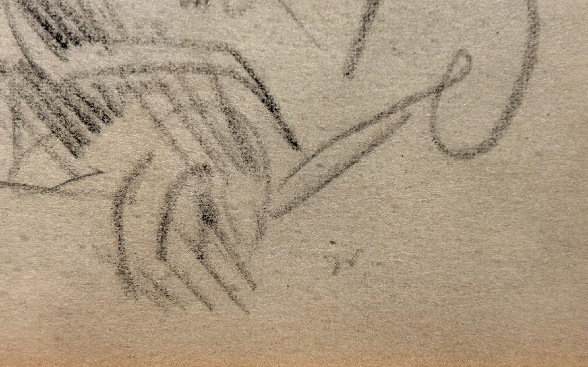 Dibujo de automóvil a lápiz - Art de Jacques Villon