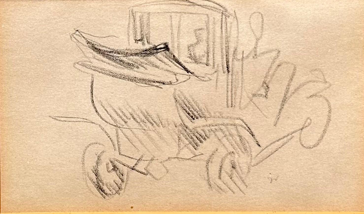 Dibujo de automóvil a lápiz en venta 3