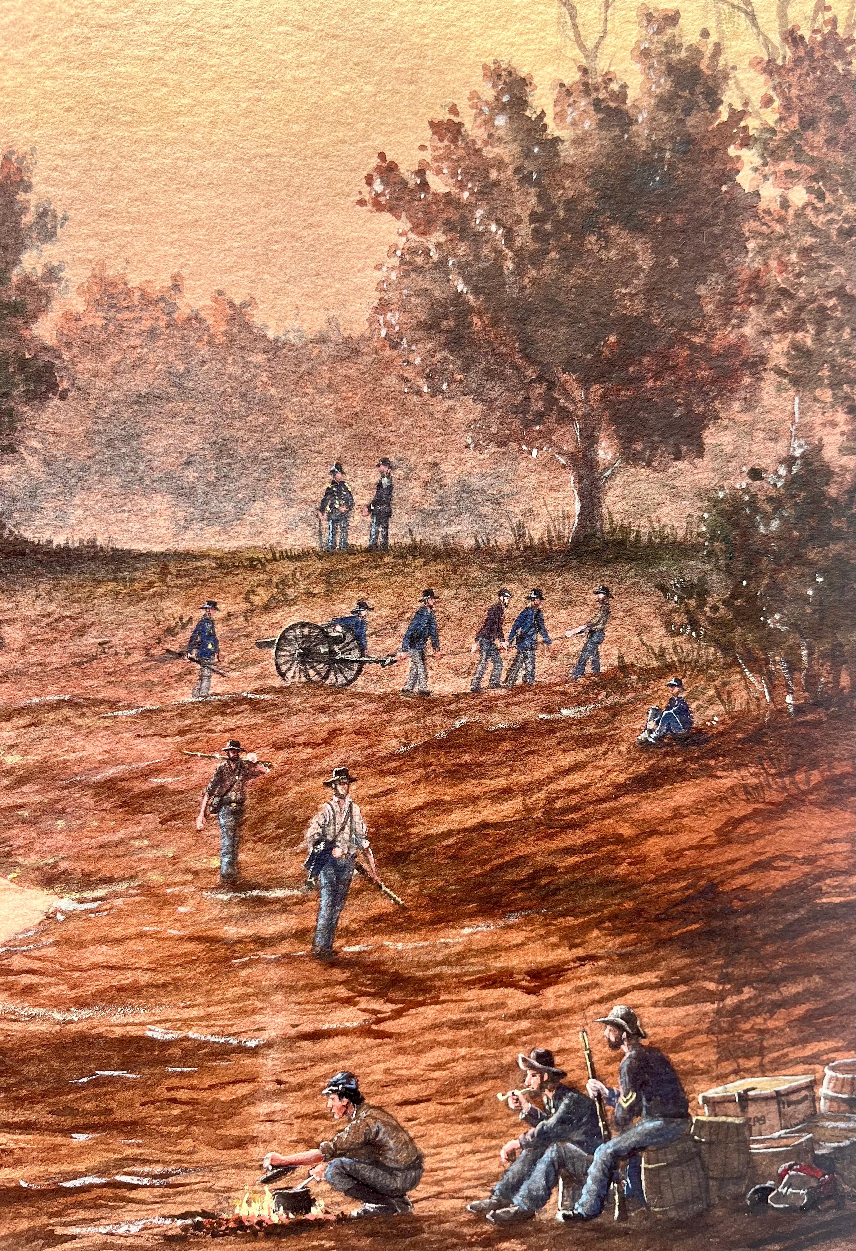 Civil War Boat Scene 