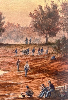 Civil War Bootssszene aus dem Bürgerkrieg „Der Rattler in Vicksburg“