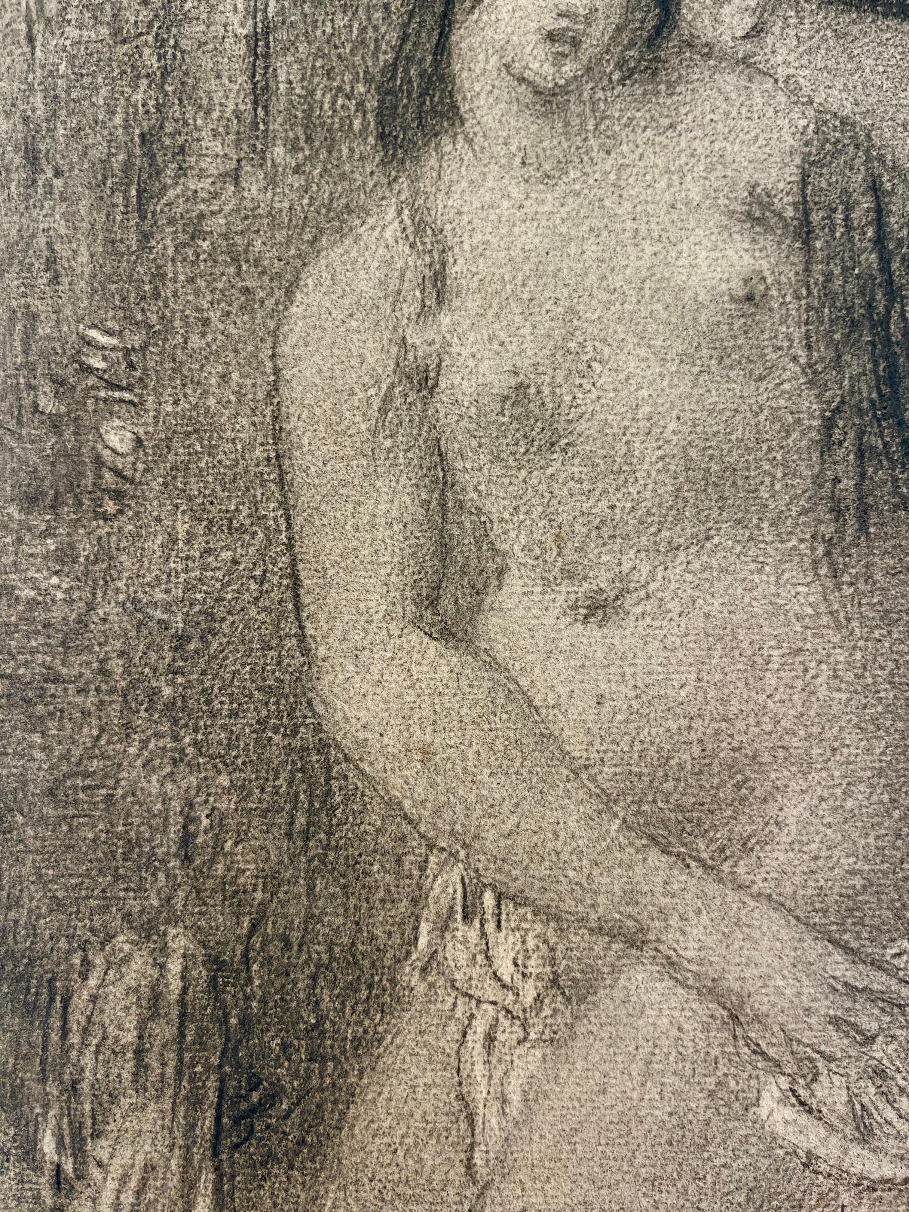 Nude Portrait of Woman with Infant For Sale 1