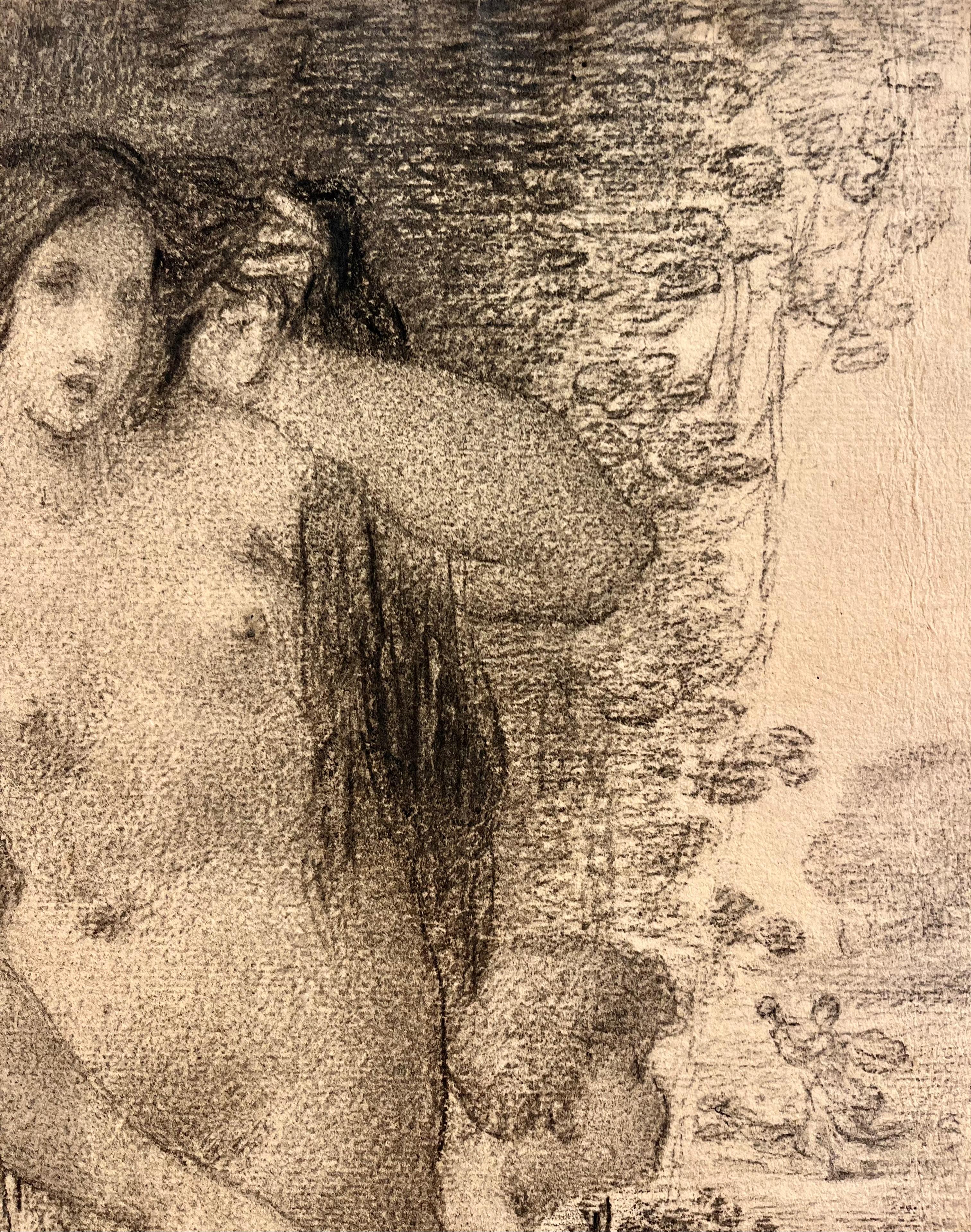 Nude Portrait of Woman with Infant For Sale 5