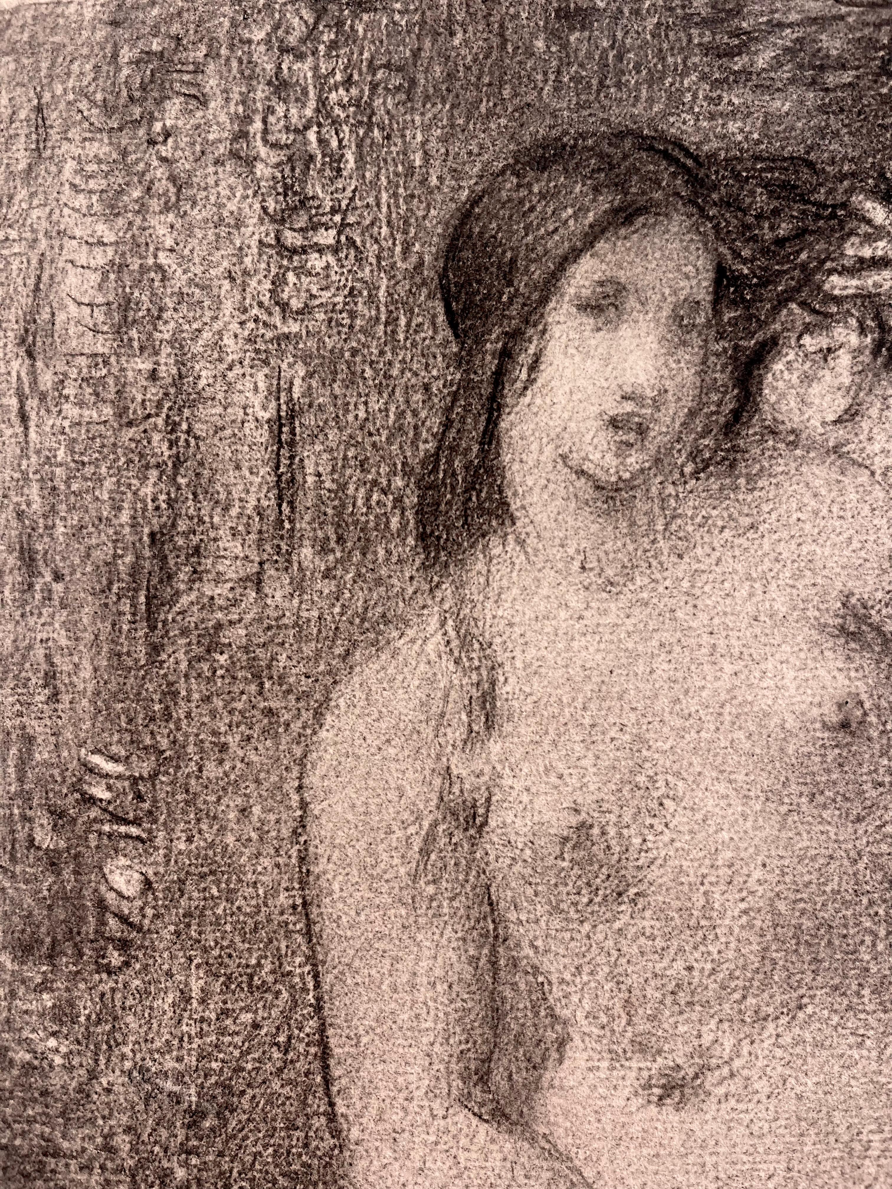 Nude Portrait of Woman with Infant For Sale 2