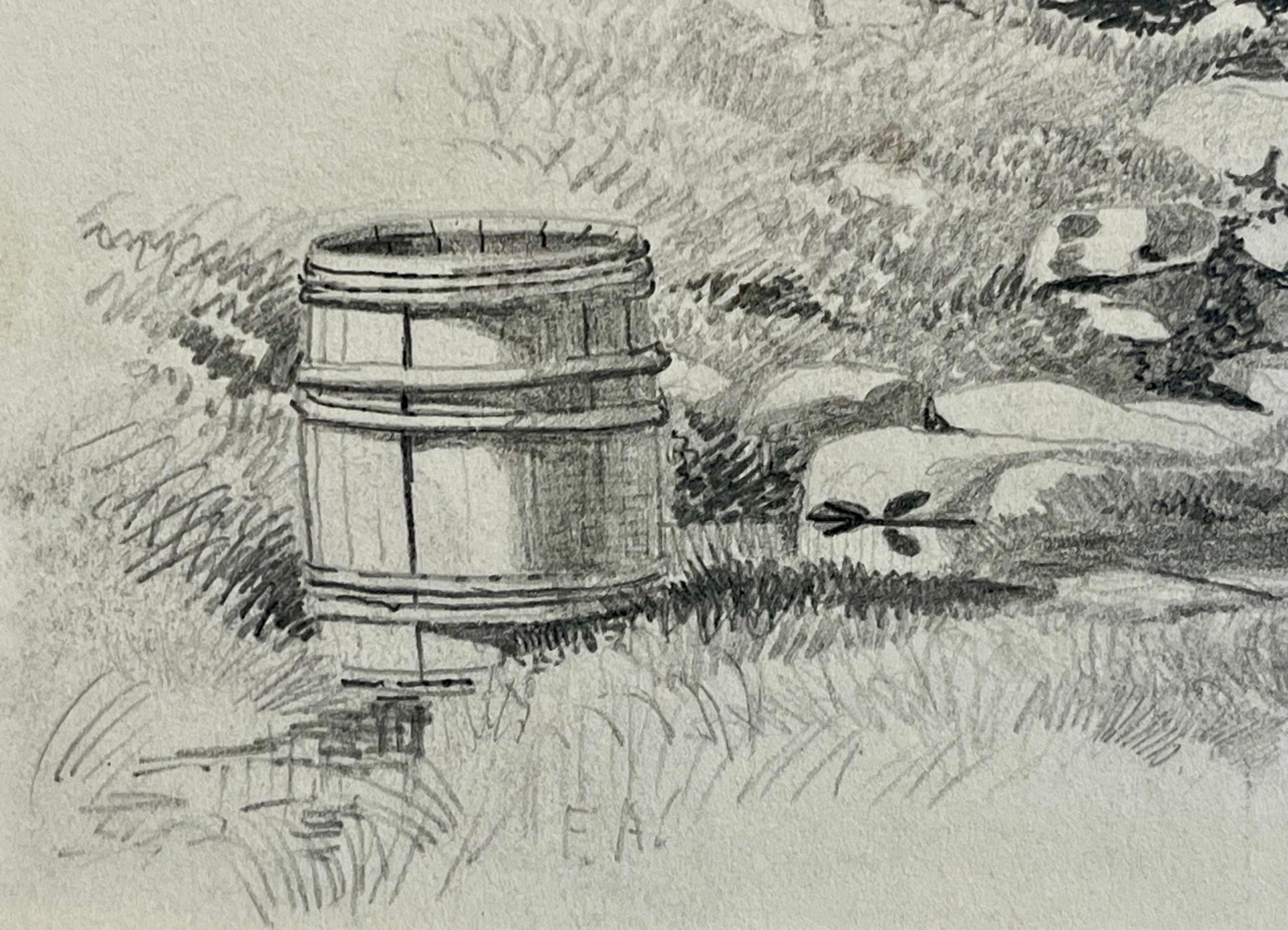 Sketch of the Well - Art by Frank Anderson