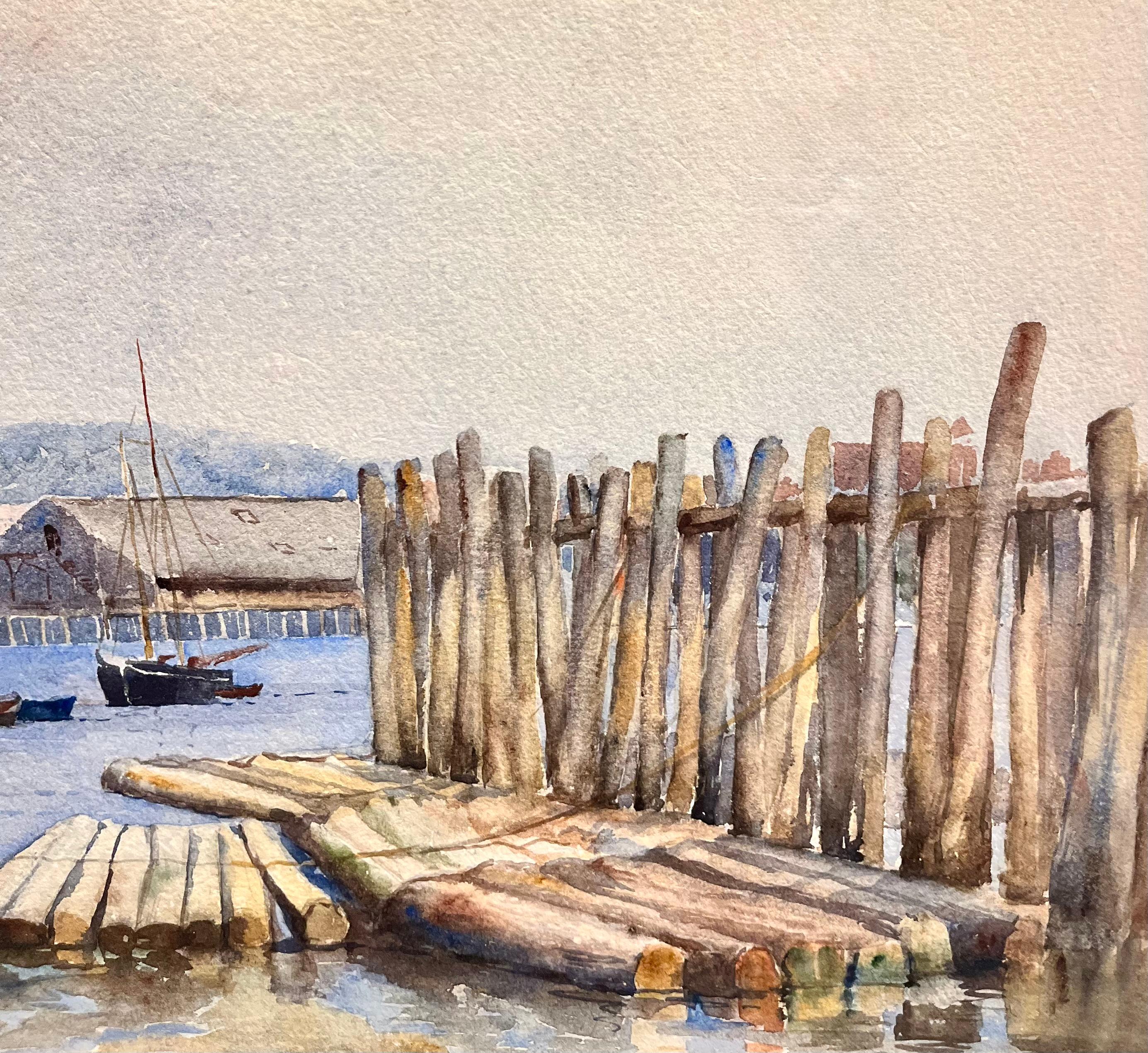 Fuerte de Nueva Inglaterra - Art impresionista estadounidense de Carlton Theodore Chapman