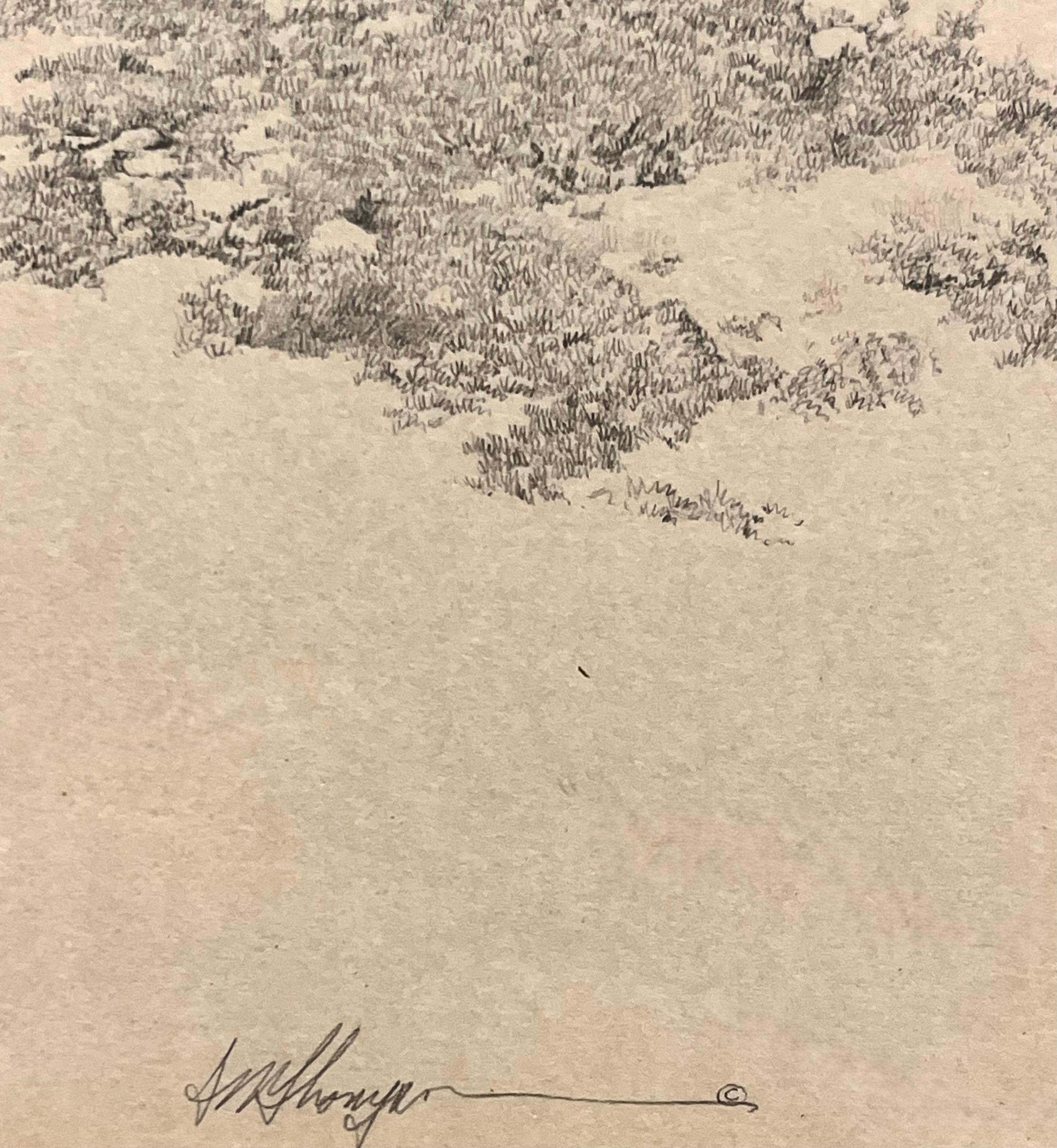 Croquis de Taos, Nouveau Mexique intitulé 