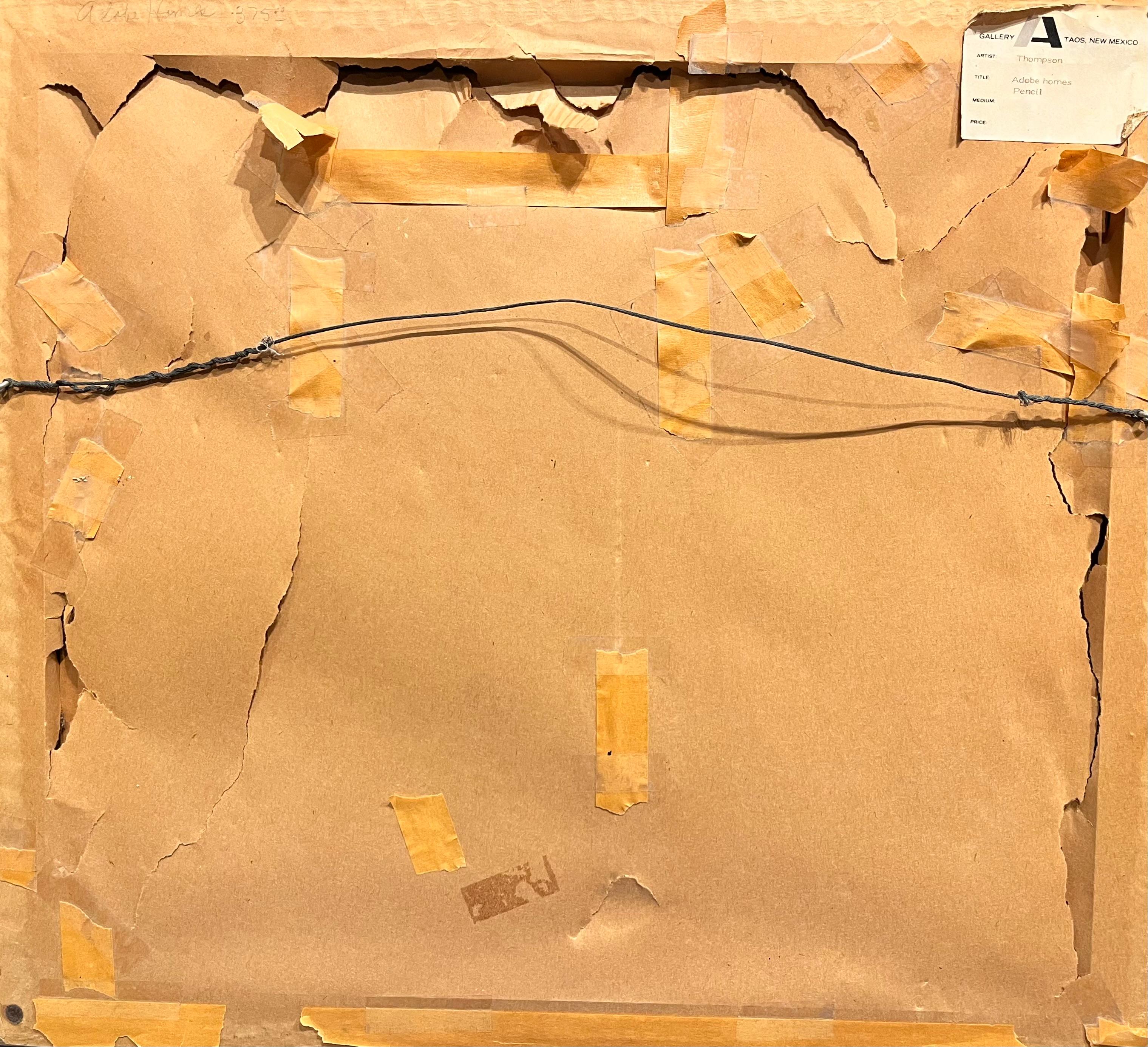 Croquis de Taos, Nouveau Mexique intitulé 