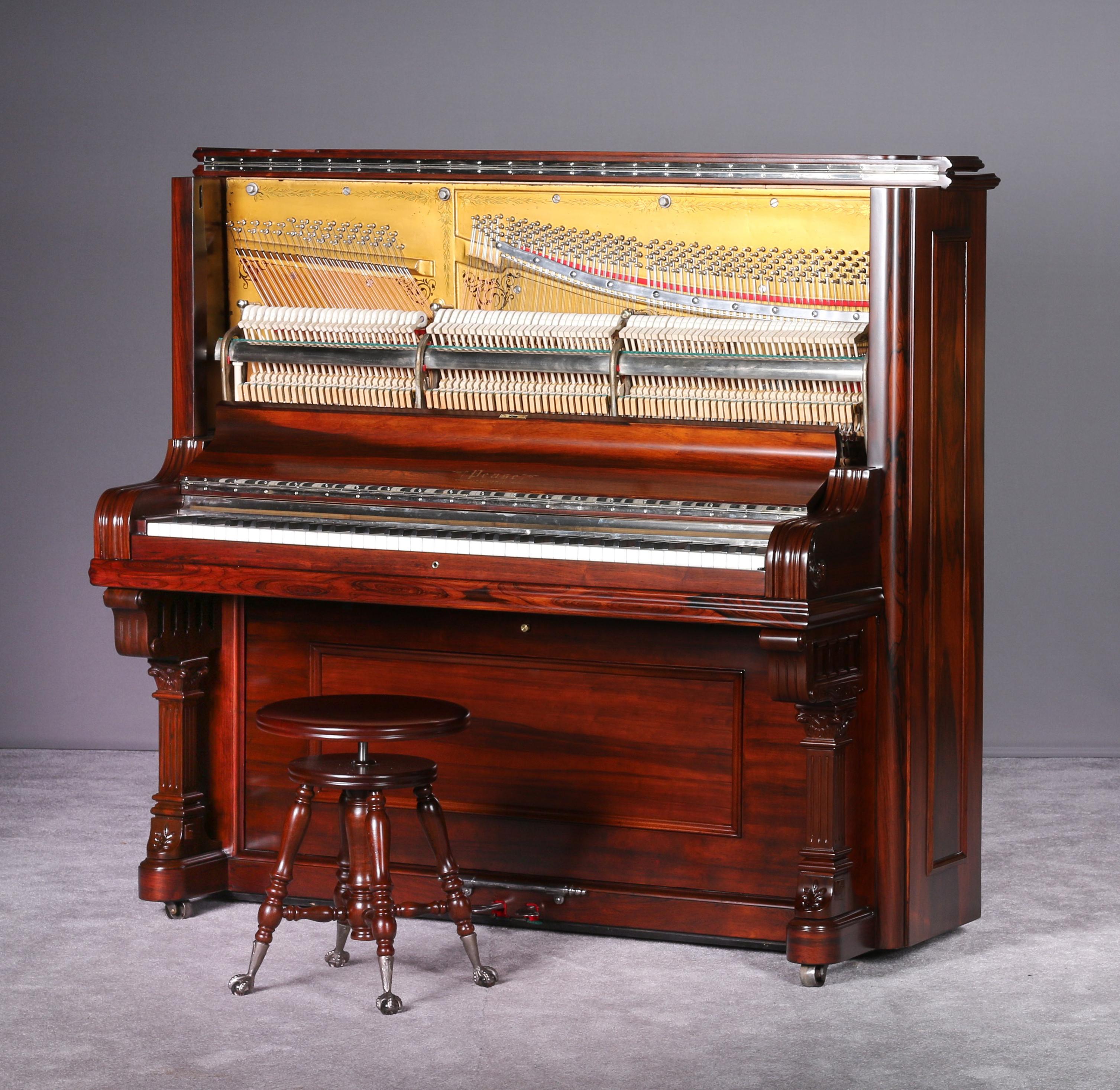 Fully Restored 1891 Pease Upright Piano For Sale 7