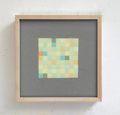 #45, Abstract, Pastel, & Dynamic Grid, Joseph Albers Color Aid Paper Collage