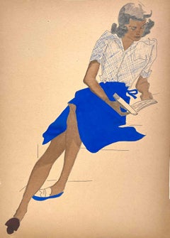 Sin título (Mujer leyendo)