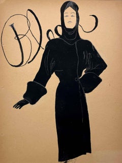 Women’s Black Coat, Blum’s Vogue