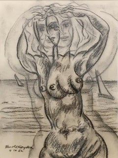 Figure Study (Standing Nude- Bather)