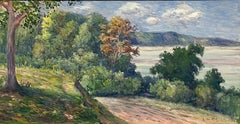 Paisaje de Lake Forest, IL, acuarela sobre papel, 1921, de Louis H. Reiss